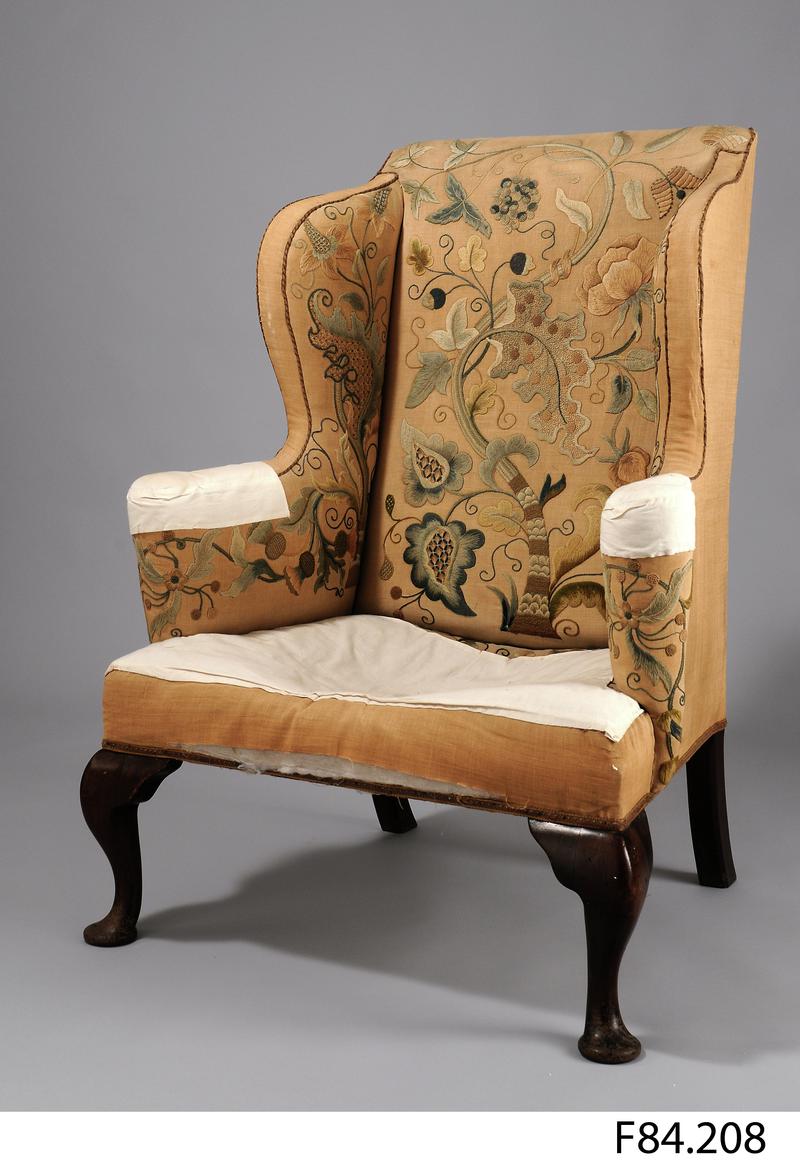 Winged armchair of early 18th century style