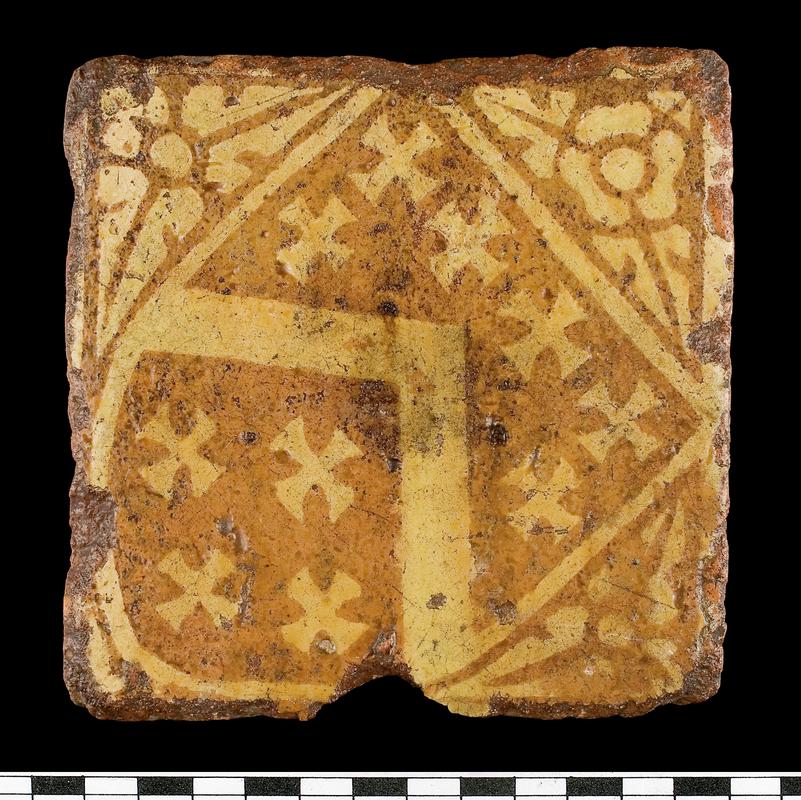Post-Medieval ceramic floor tile