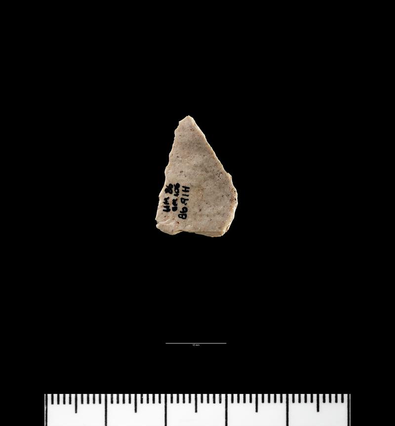 Upper Palaeolithic flint backed blade