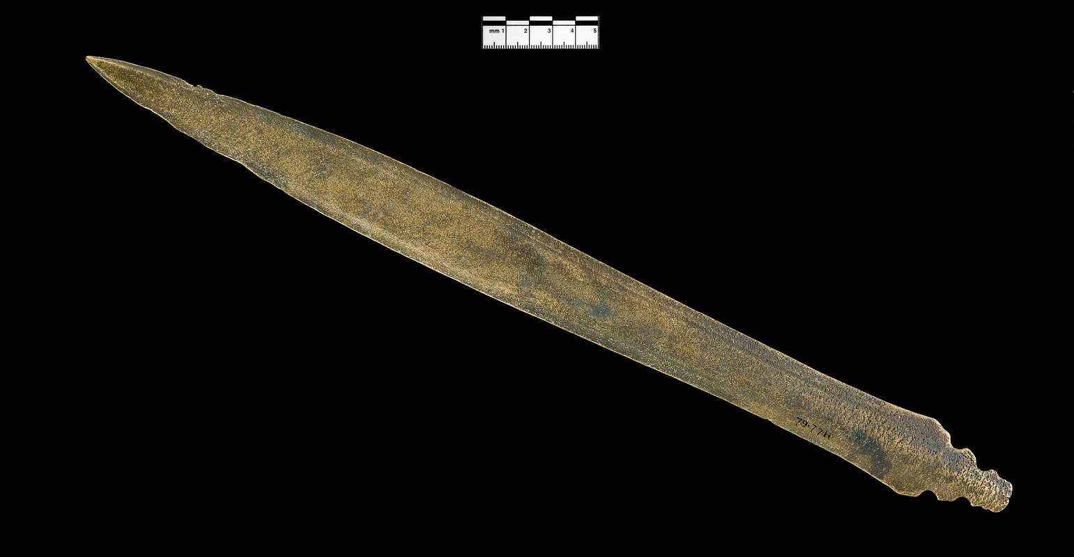 Middle Bronze Age bronze leaf shaped sword