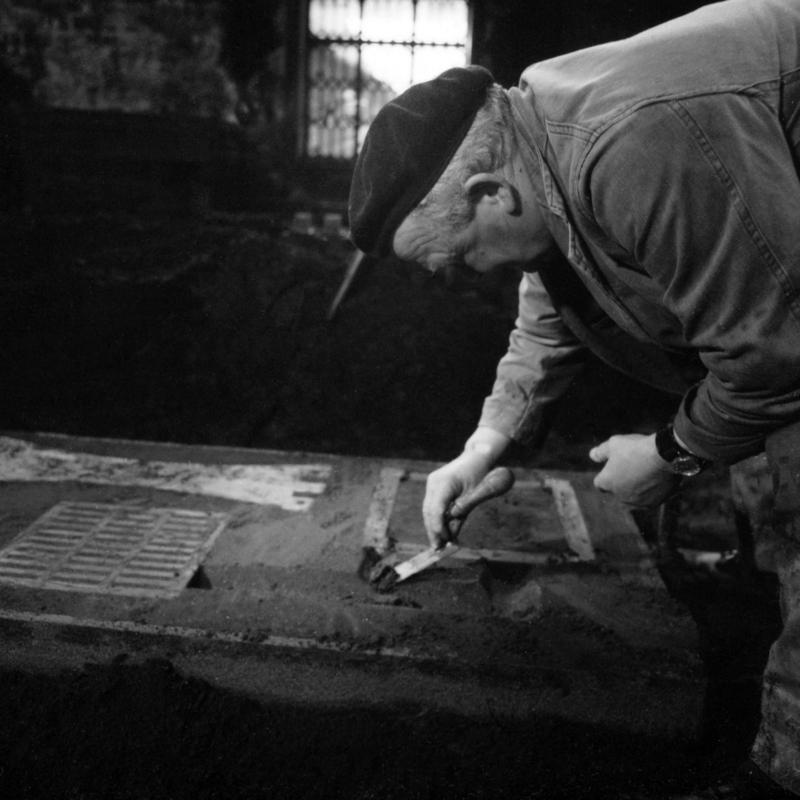 Dinorwig quarry, pattern making moulding, photograph