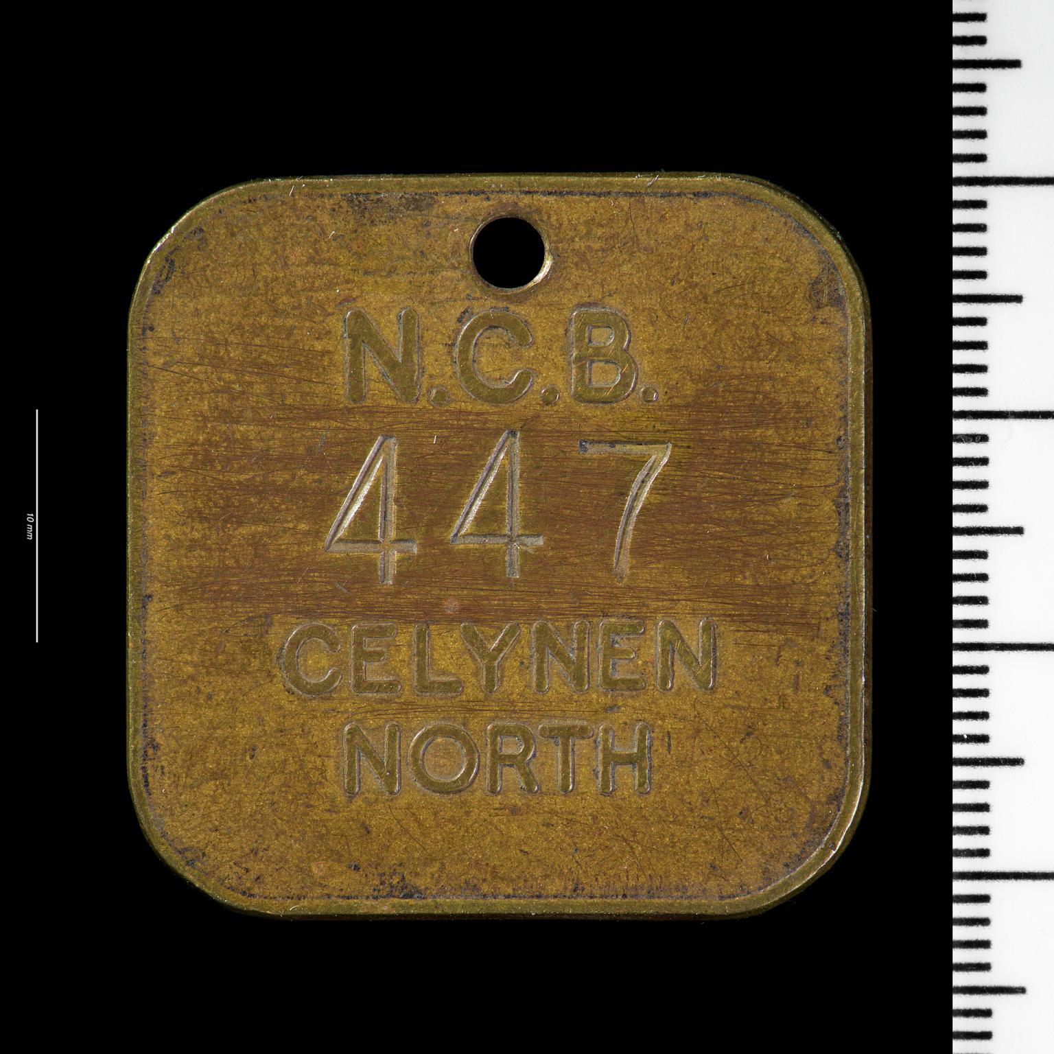 N.C.B. Celynen North, lamp check
