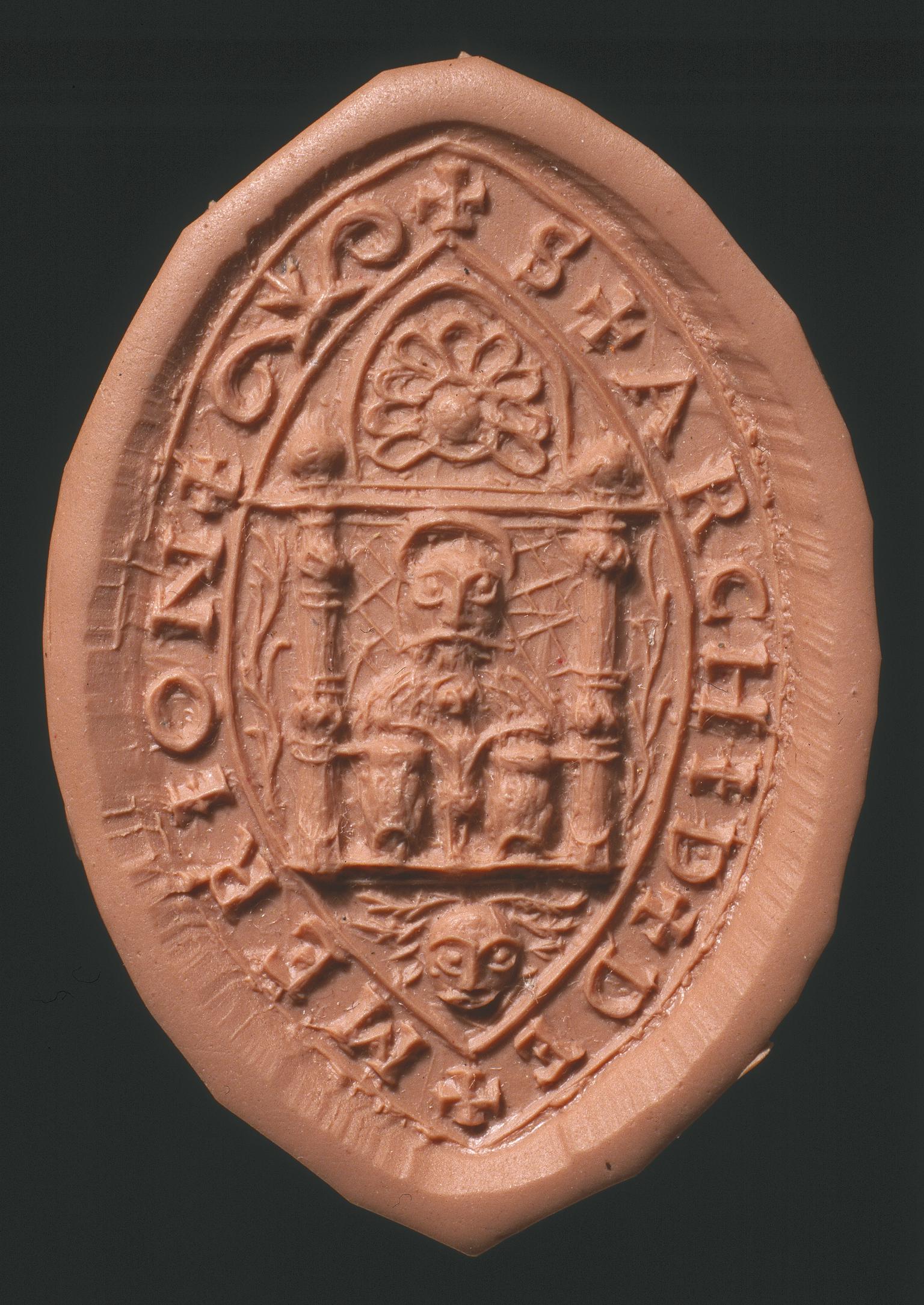 Seal impression: Archdeacon of Meirionydd