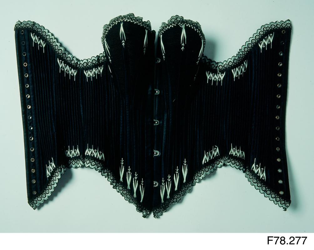 Wasp waist corset. c. 1890
