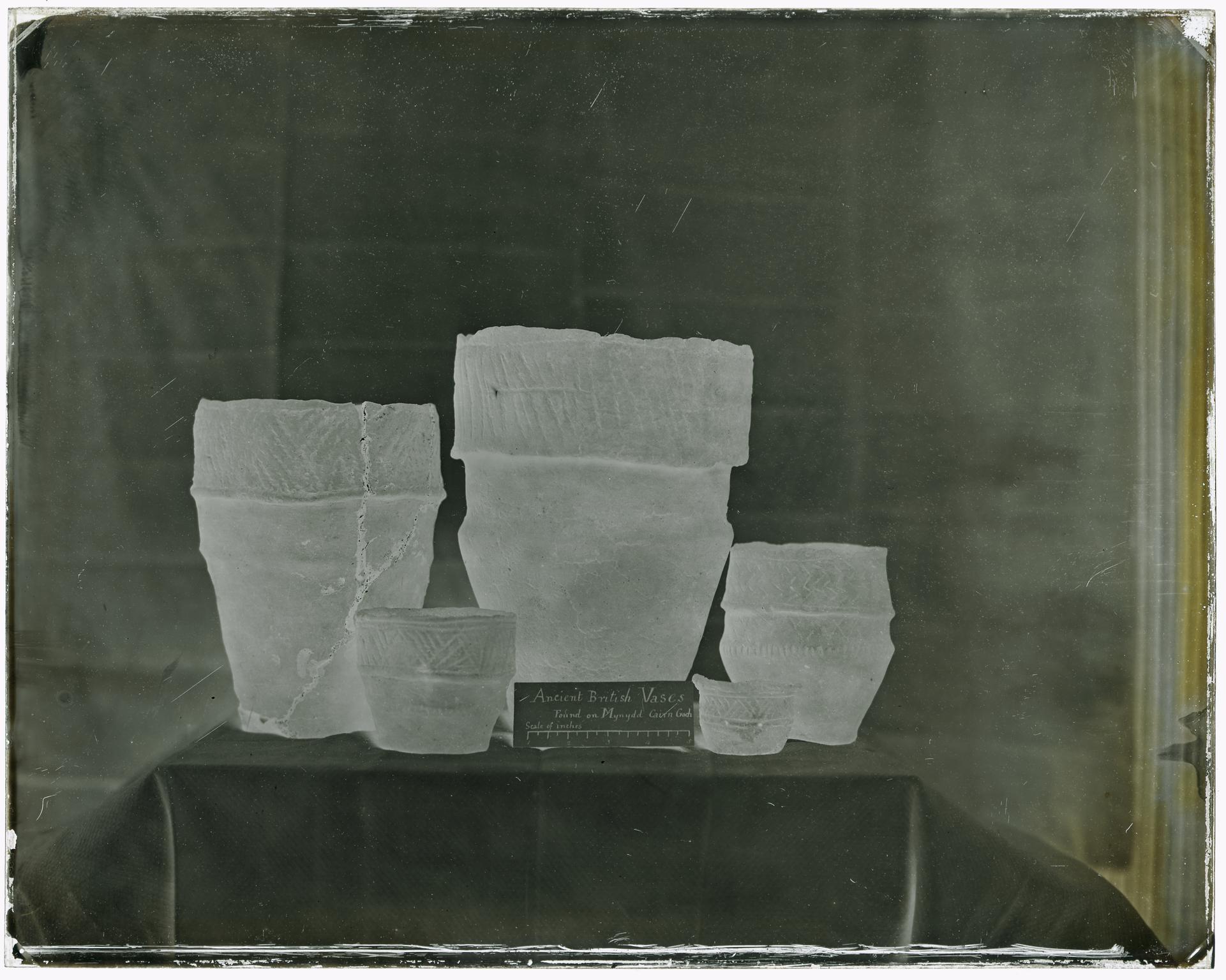 Ancient British Vases (glass negative)