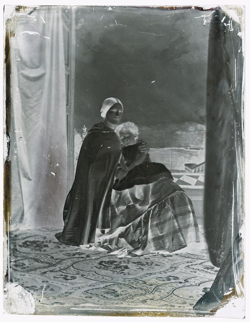 Thereza Llewelyn, glass negative