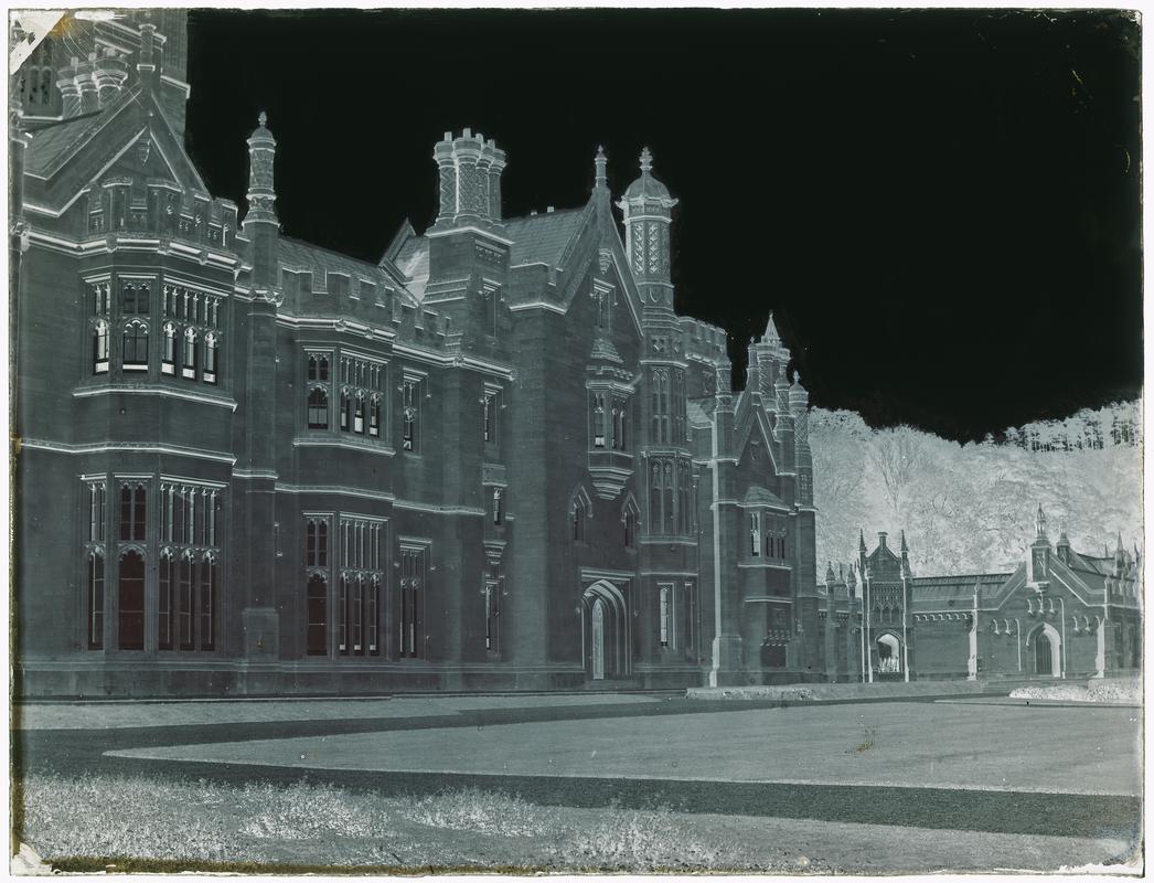 Margam Castle, negative