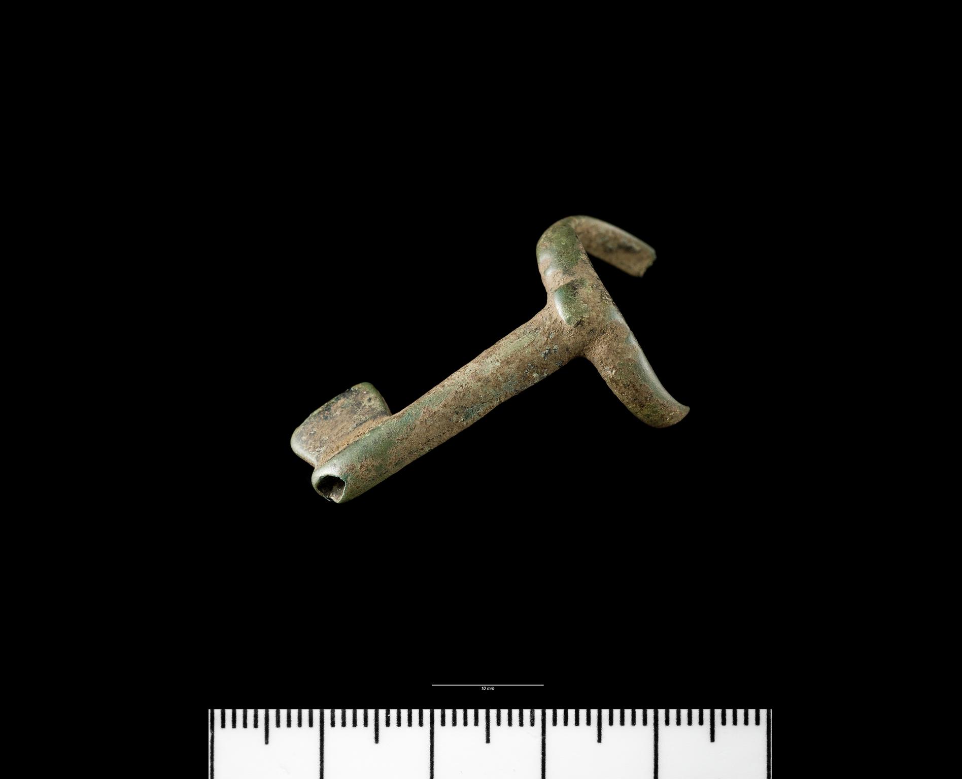 Roman copper alloy finger ring key