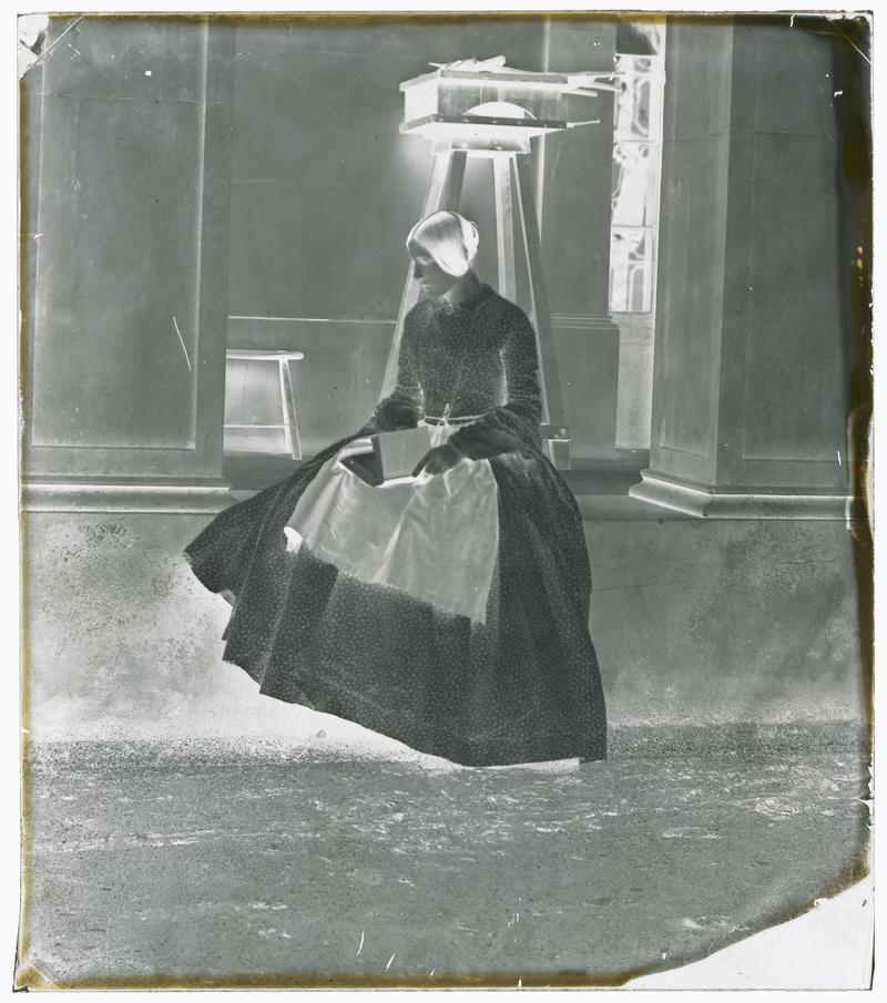 Thereza Llewelyn, glass negative