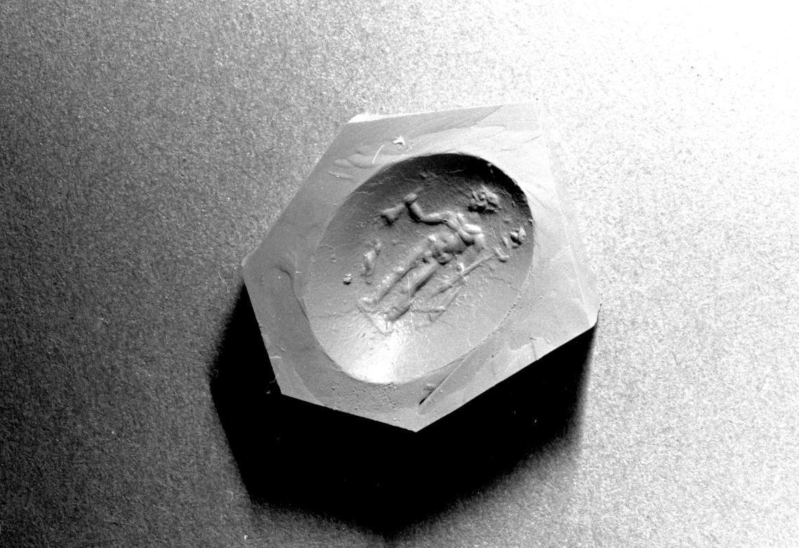 Roman intaglio (Mercury)