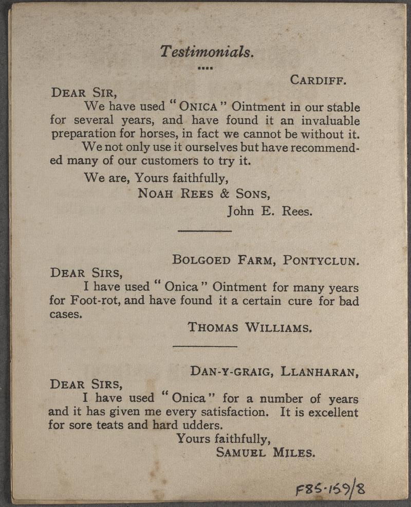 Trade leaflet
