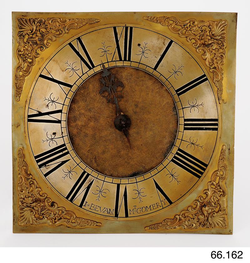 Face of long-case clock