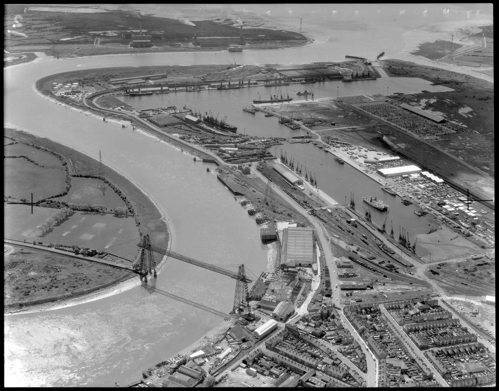 Newport Docks, film negative