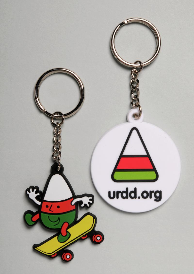 Urdd key ring. Other keyring Returned to lender following temporary exhibition in 2009.