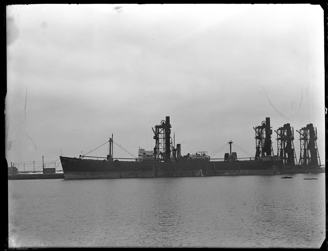 S.S. NORTH ANGLIA, glass negative