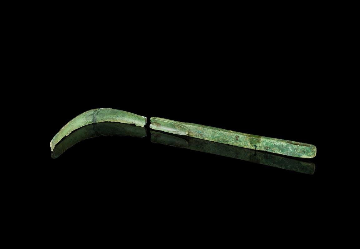 Roman copper alloy strigil