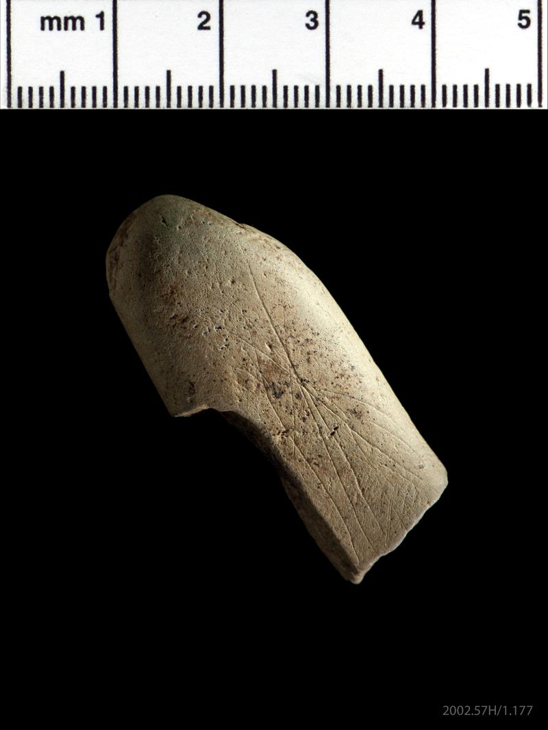 Mesolithic decorated pebble