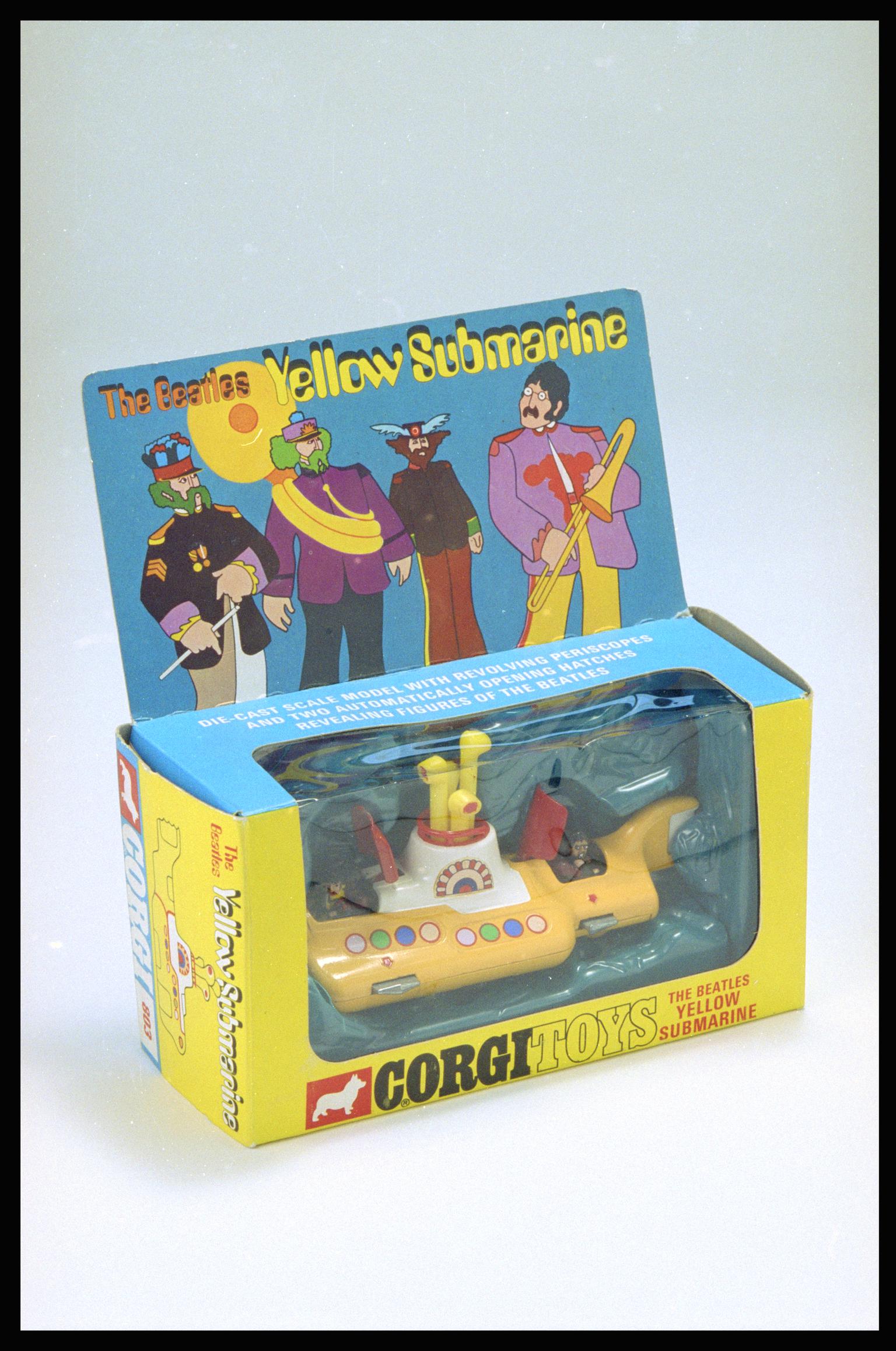 Corgi model of The Beatles "Yellow Submarine" in box