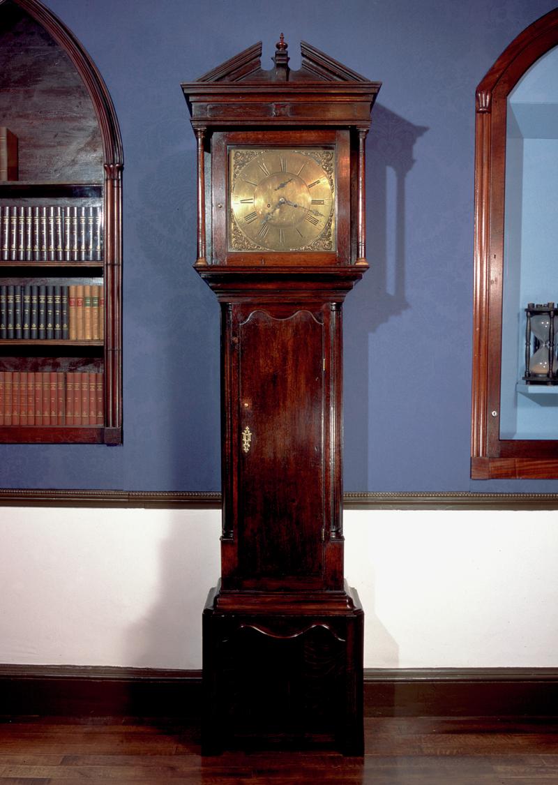 Long-case clock with 8-day movement