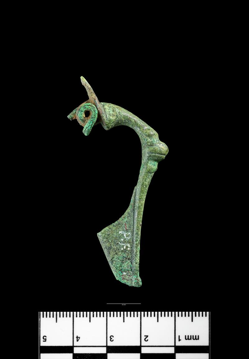 Roman copper alloy Trumpet brooch