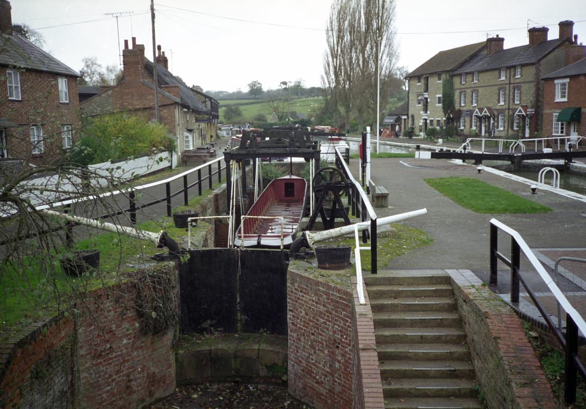 Glamorganshire Canal boat weighing machine, negative
