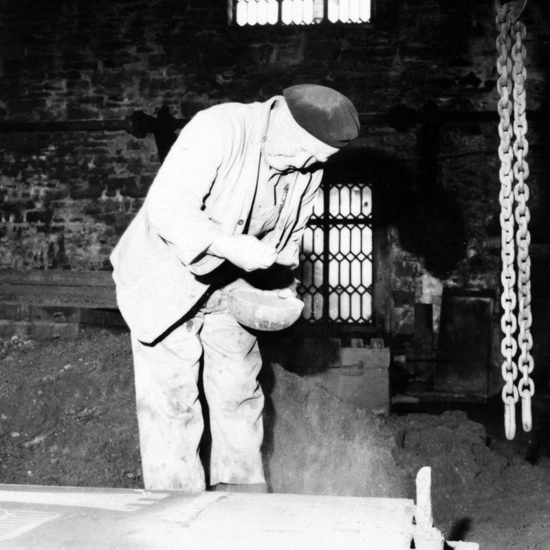 Dinorwig quarry, pattern making moulding, photograph