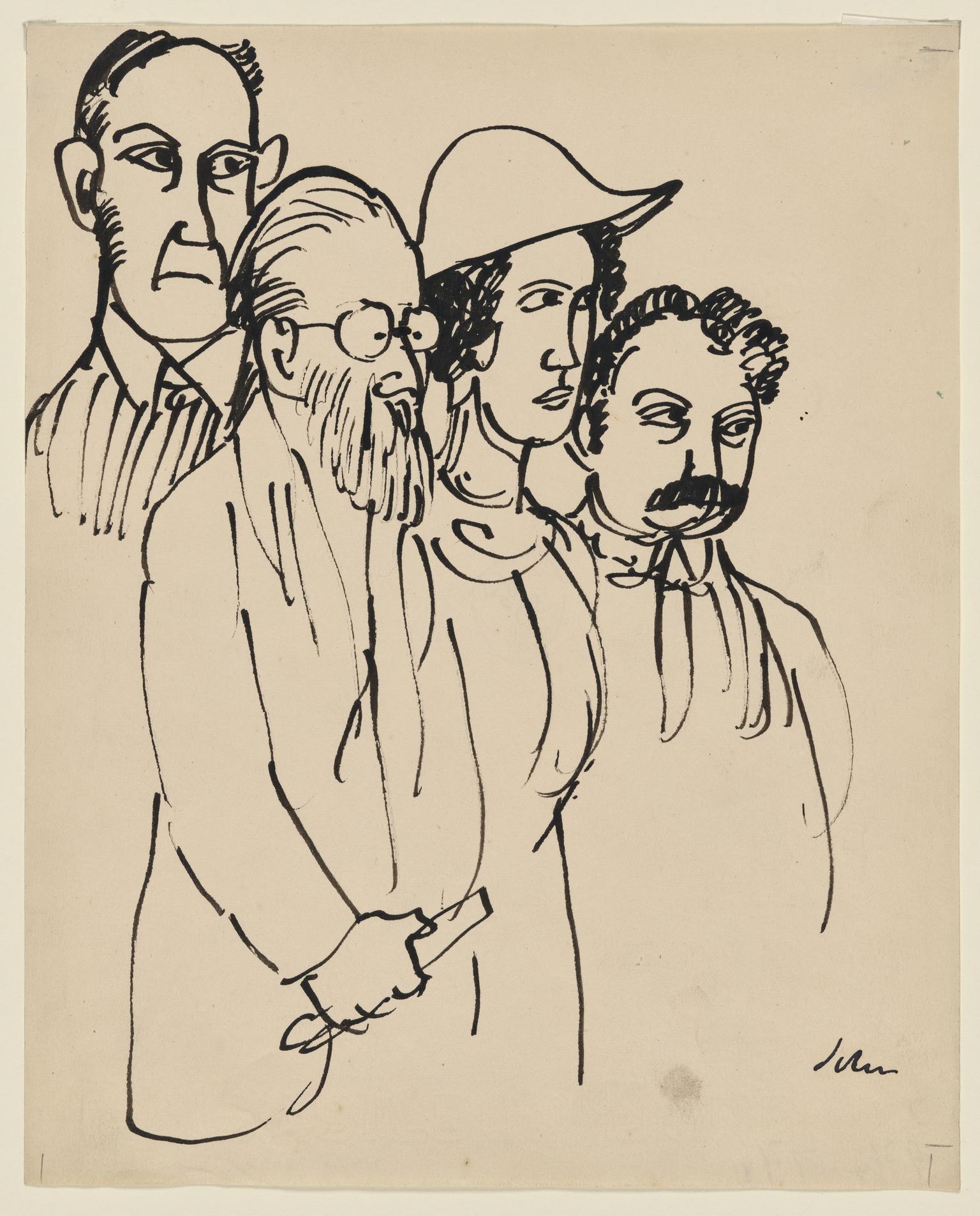 Three Men and a Woman