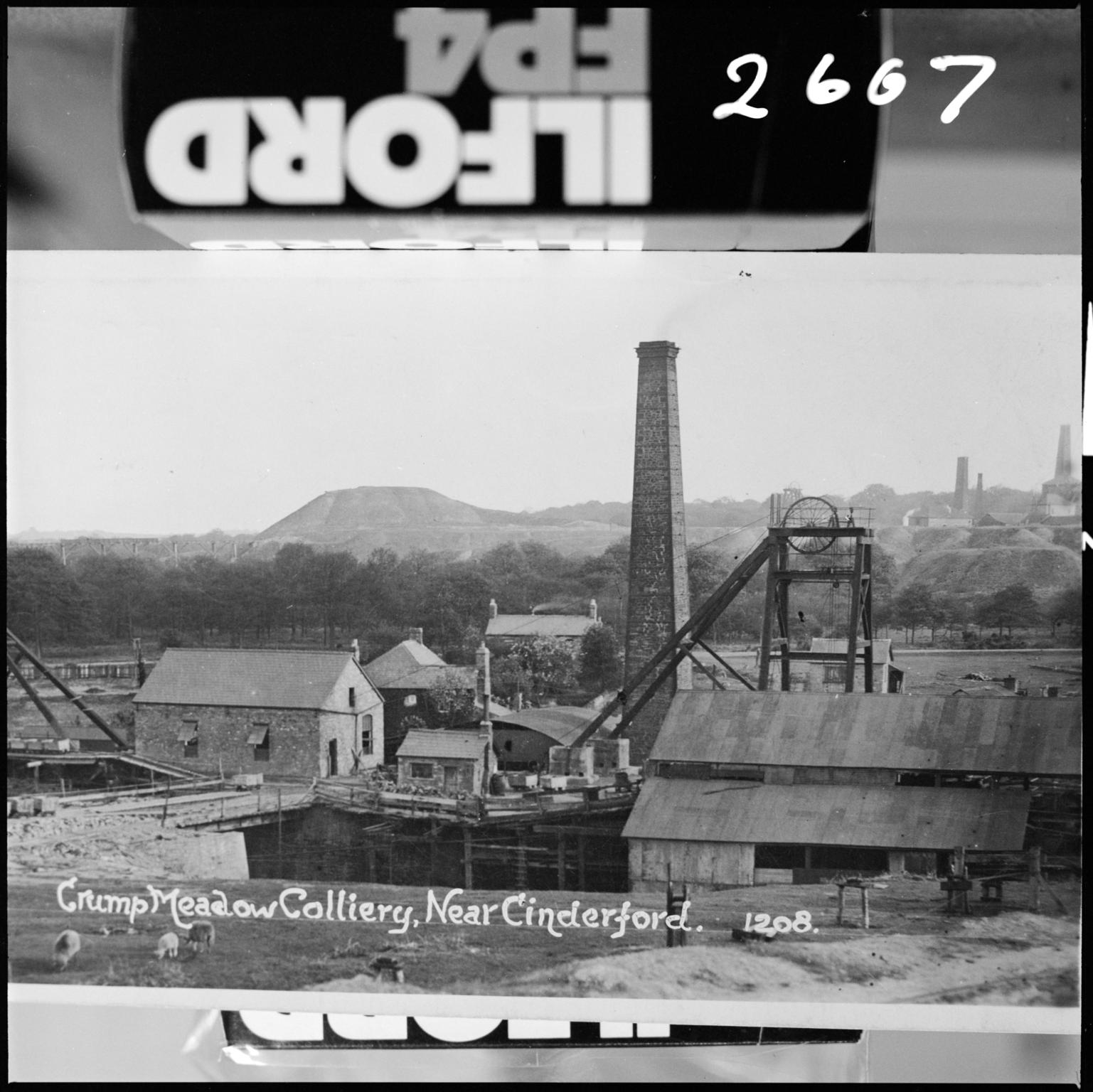 Crump Meadow Colliery, film negative