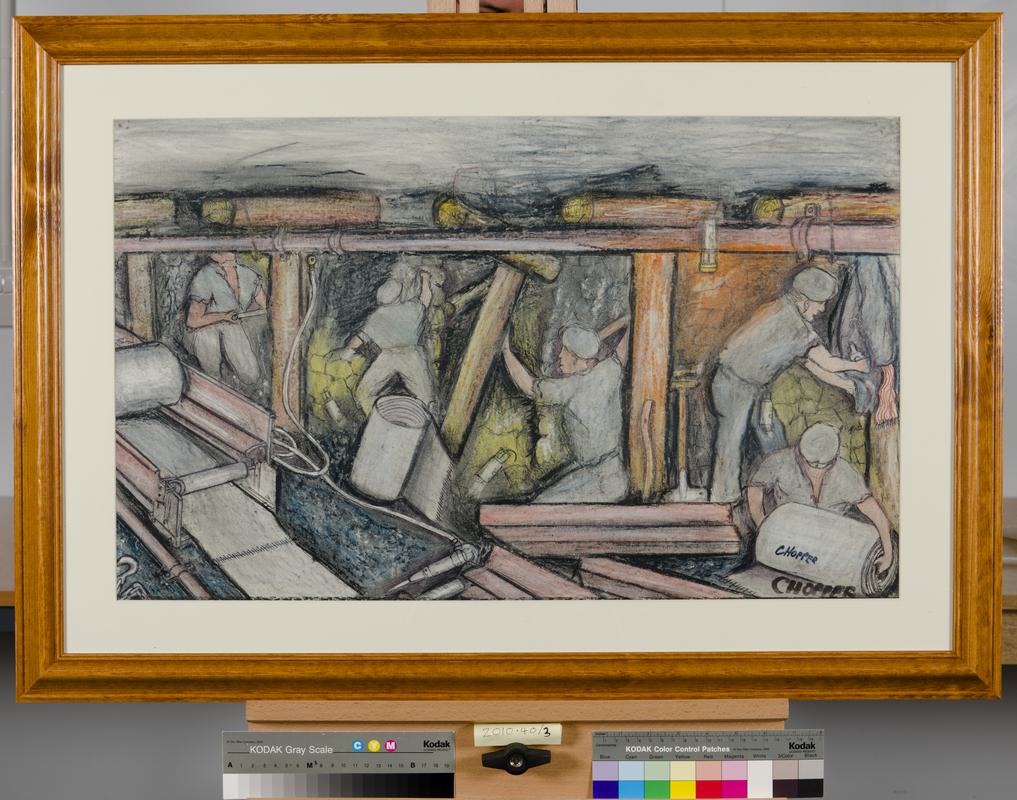 Turning the conveyor, drawing