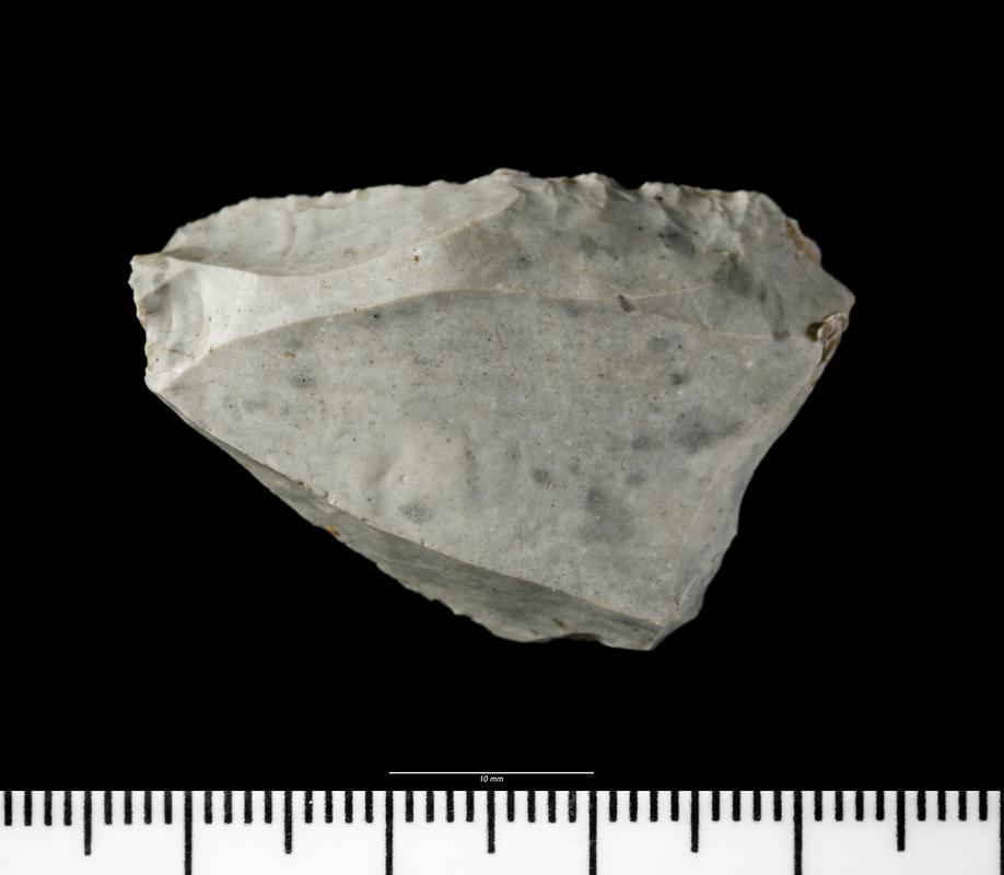 Upper Palaeolithic flint scraper / burin