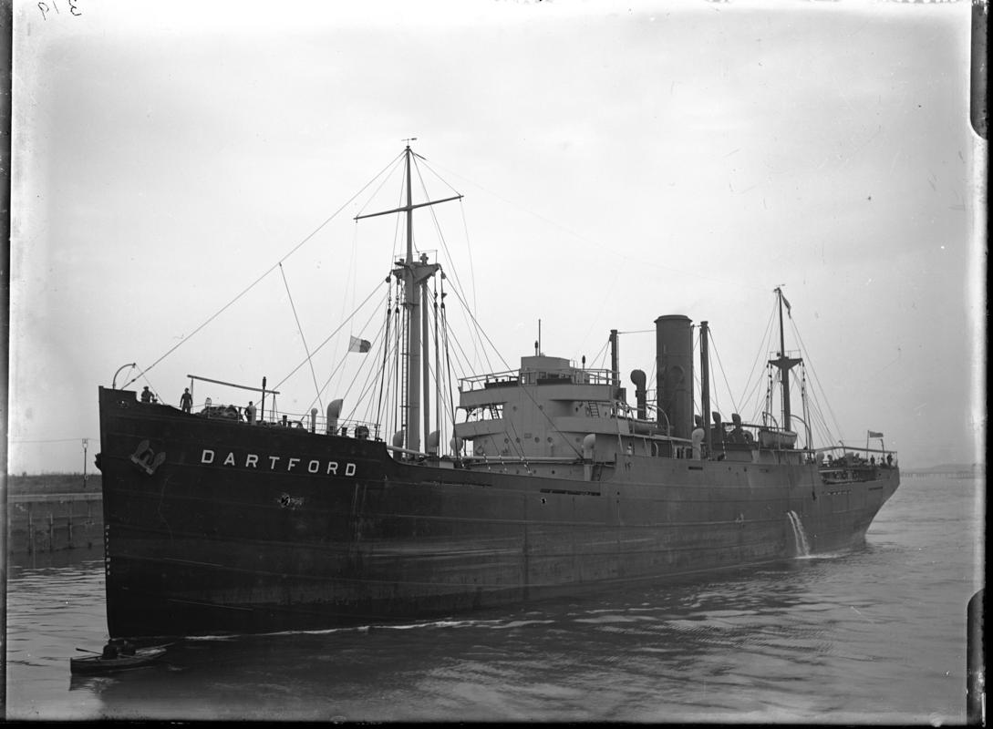 S.S. DARTFORD, glass negative