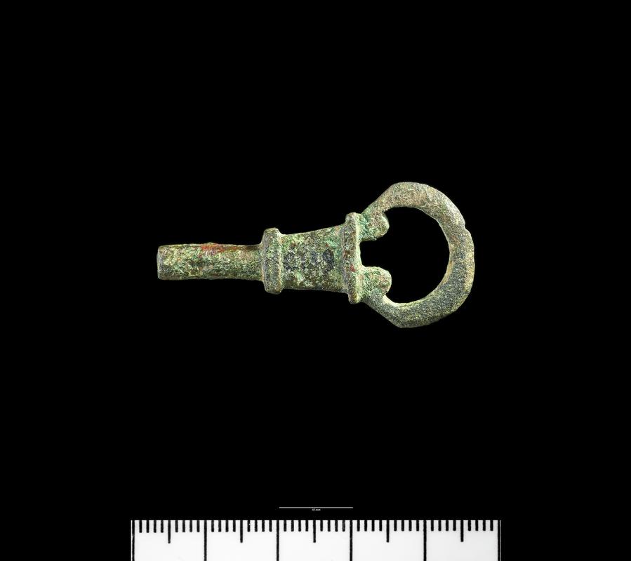 Roman copper alloy rotary lock key