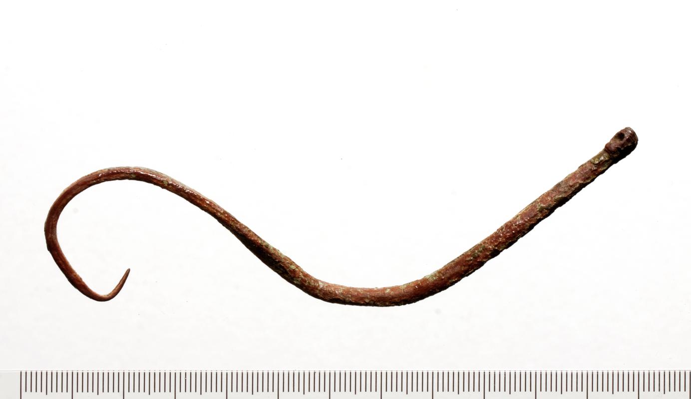 Early Medieval copper alloy ringed pin