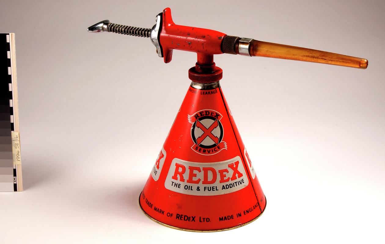 Redex, the Oil & Fuel Additive, oil can