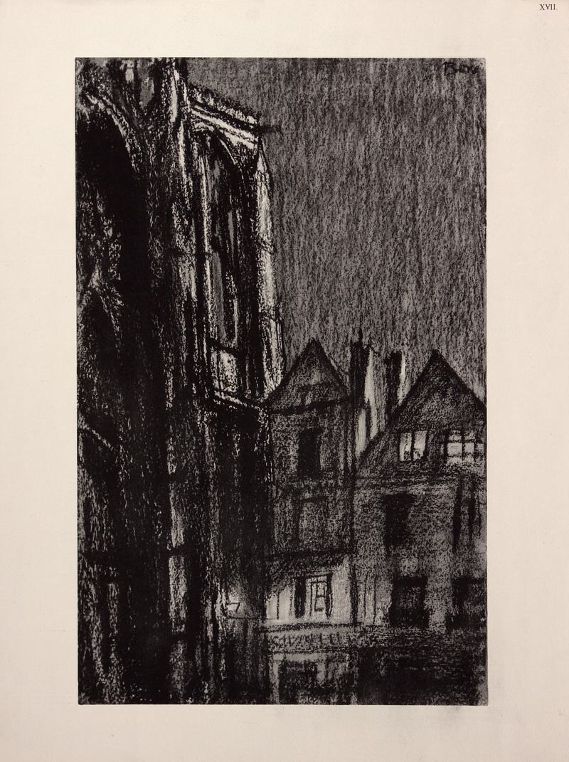 Moonlight-Rouen Cathedral