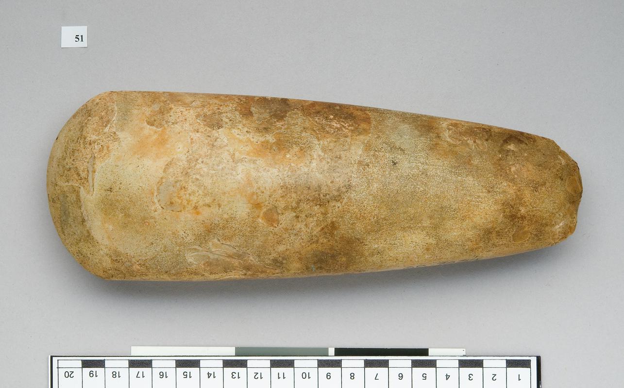 Neolithic chert axehead