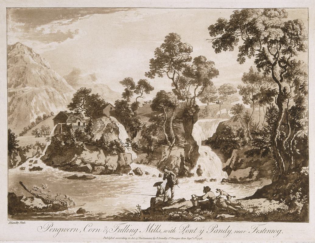 Pengwern, Corn and Fulling Mills, near Festiniog