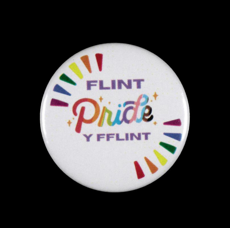 Flint pride badge