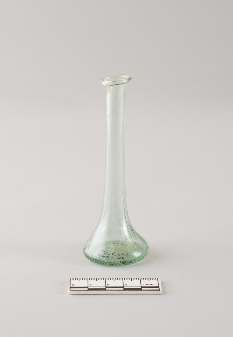 Roman glass unguent bottle