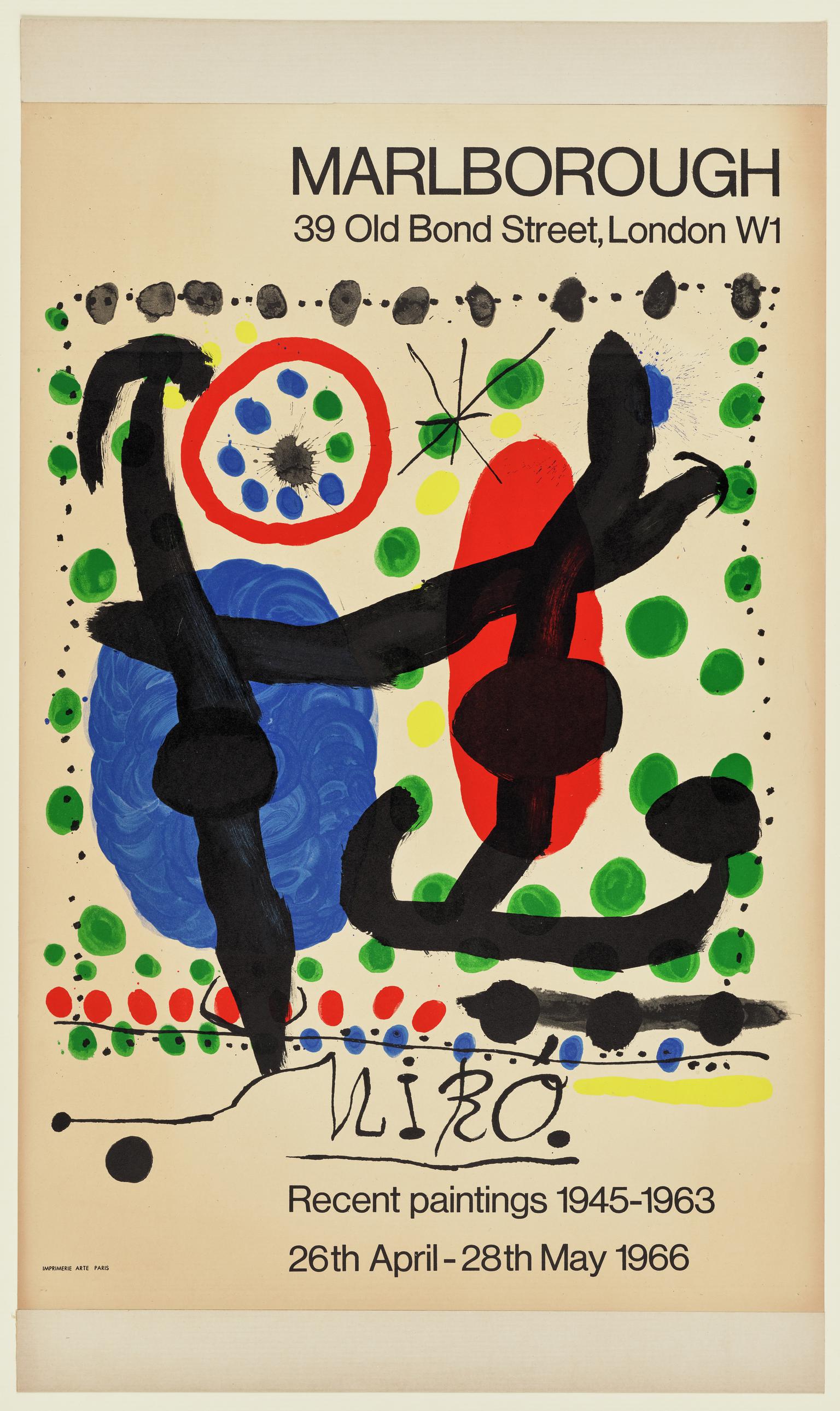 Miró, Recent Paintings 1945-1963