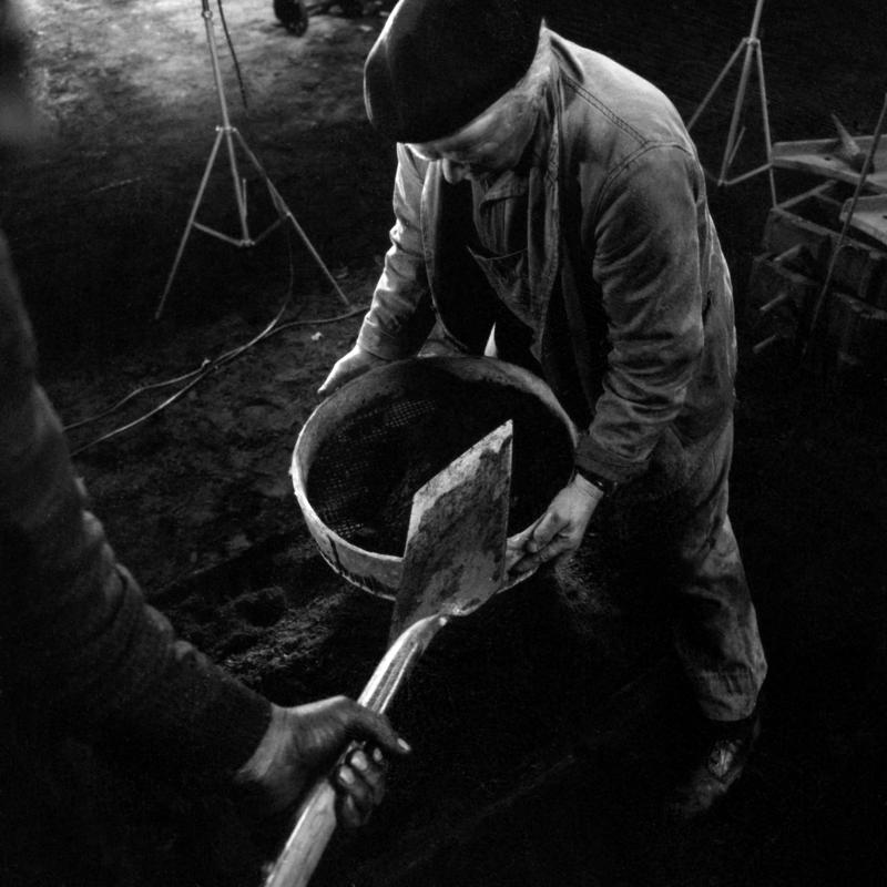 Dinorwig quarry, pattern making moulding, photograph