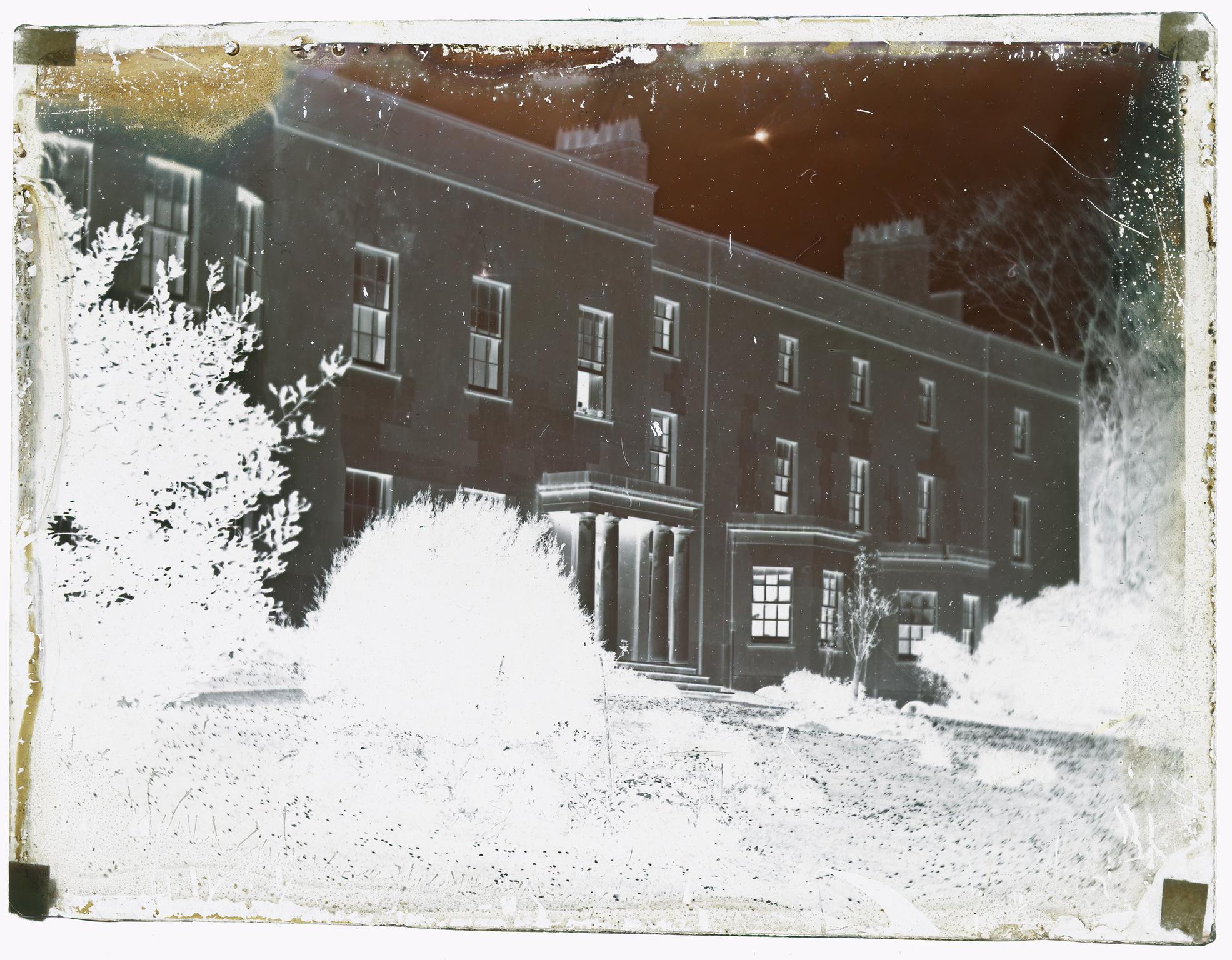 Sketty Hall, glass negative