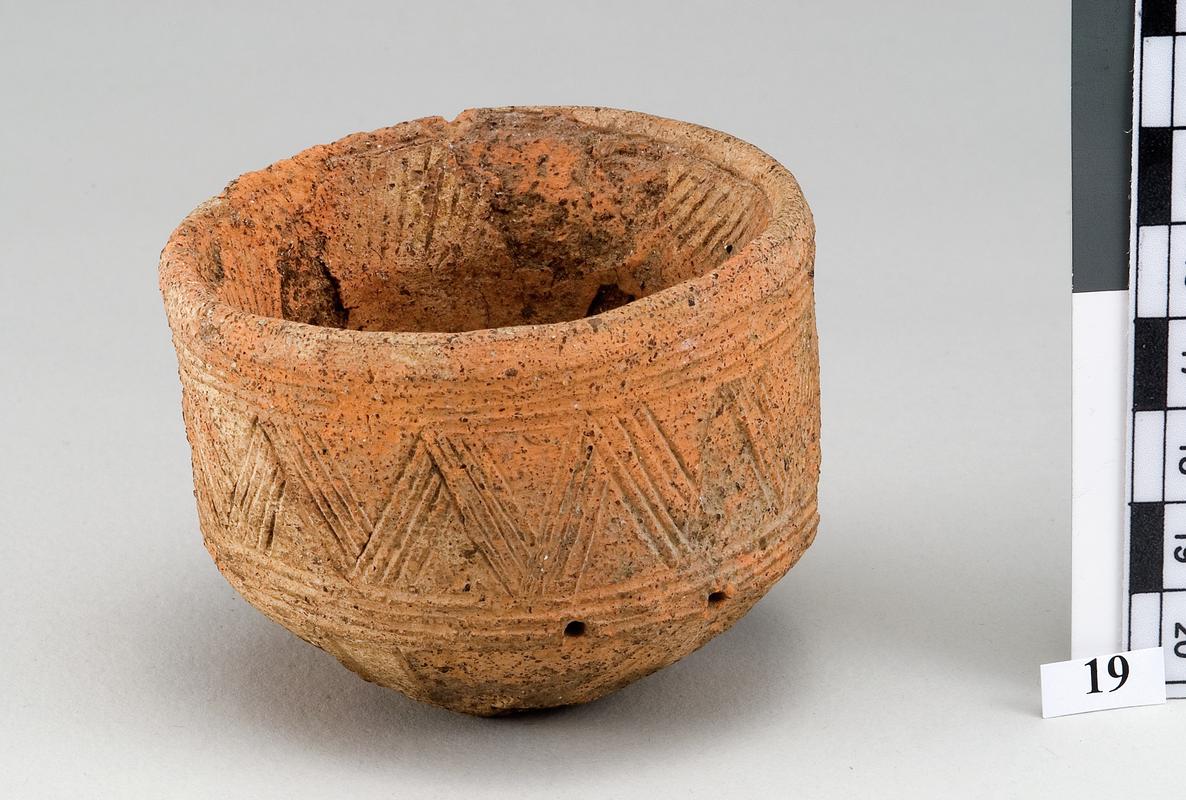 Early Bronze Age pottery miniature vessel