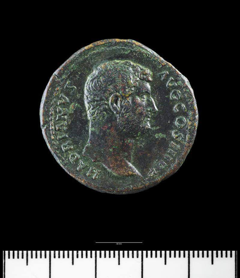 Roman sestertius of Hadrian