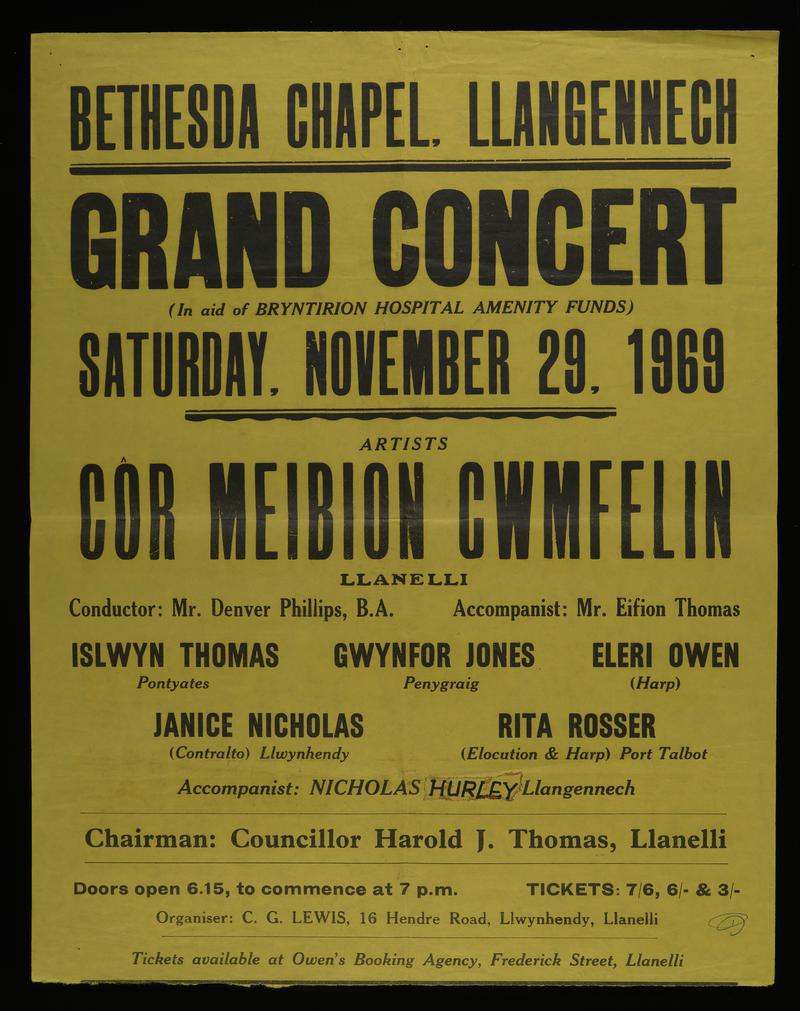 Poster, concert