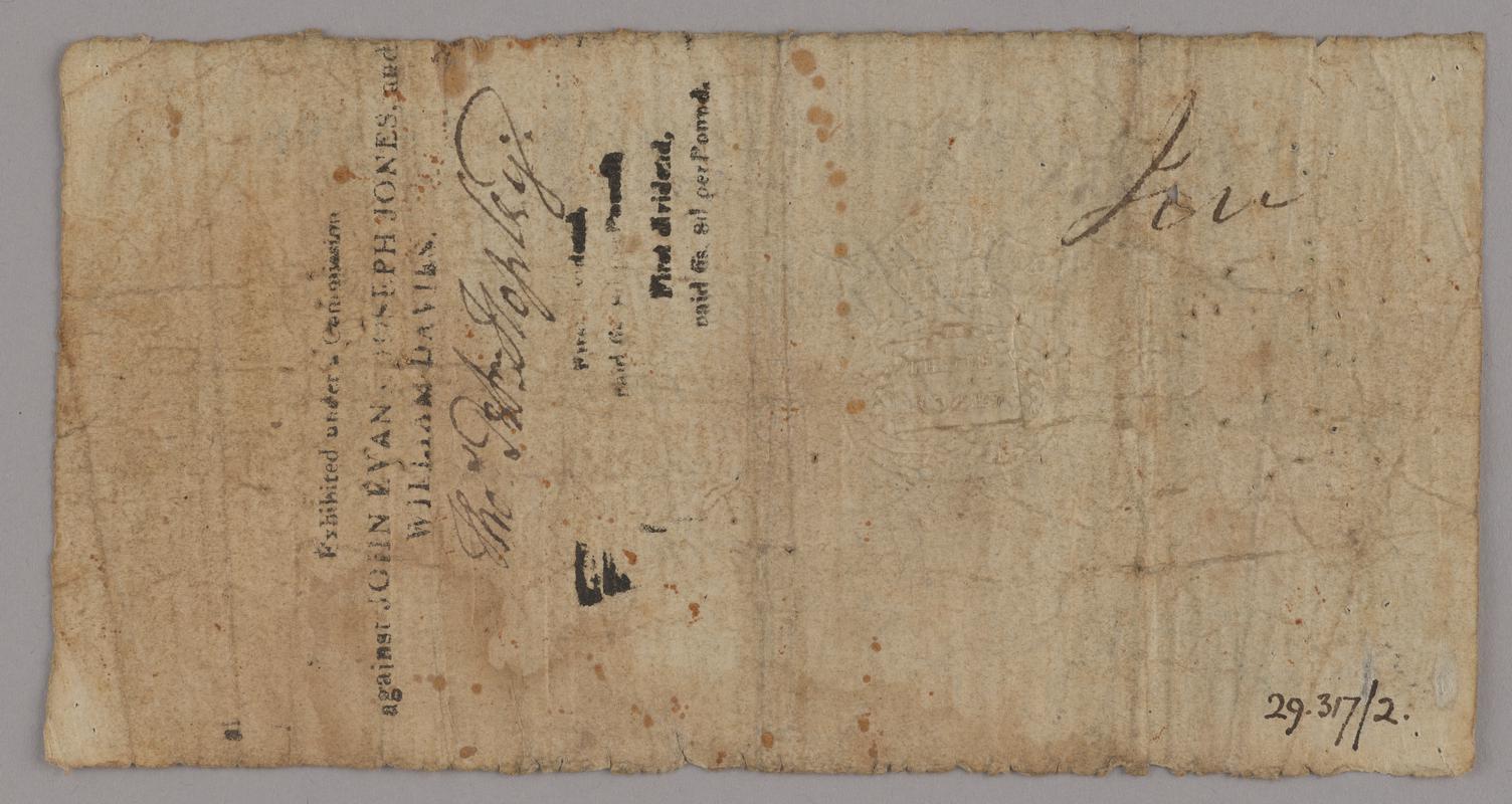 Aberystwith & Tregaron Bank, bank note