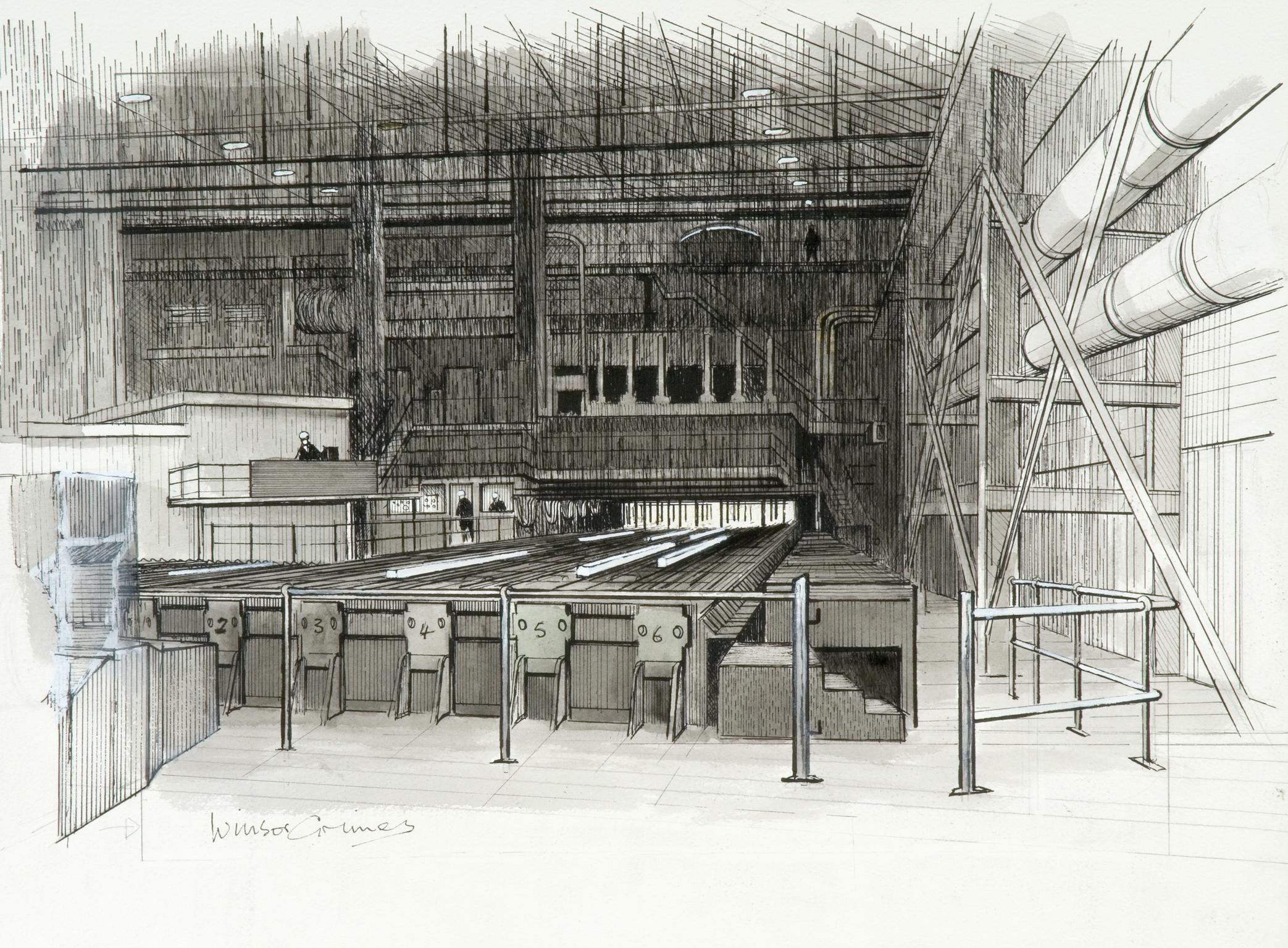 Allied Steel and Wire Tremorfa Works, drawing