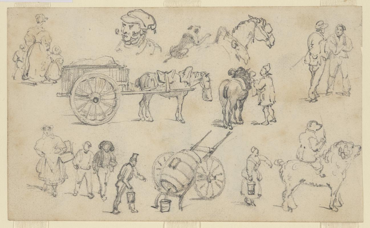 Study of Horses and Figures