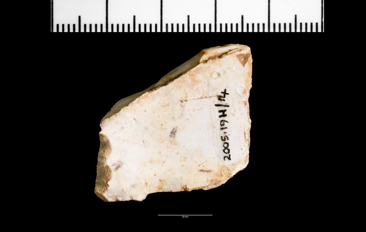 Upper Palaeolithic abruptly backed blade fragment