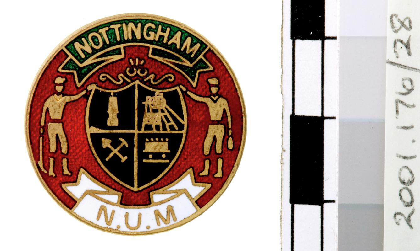 NUM "Nottingham" Lapel Badge